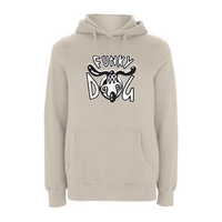 FUNKY DOG  - FUNKY DOG LOGO Hoodie – Rave inspired 90s streetwear, retro fashion from Have a nice day london store 