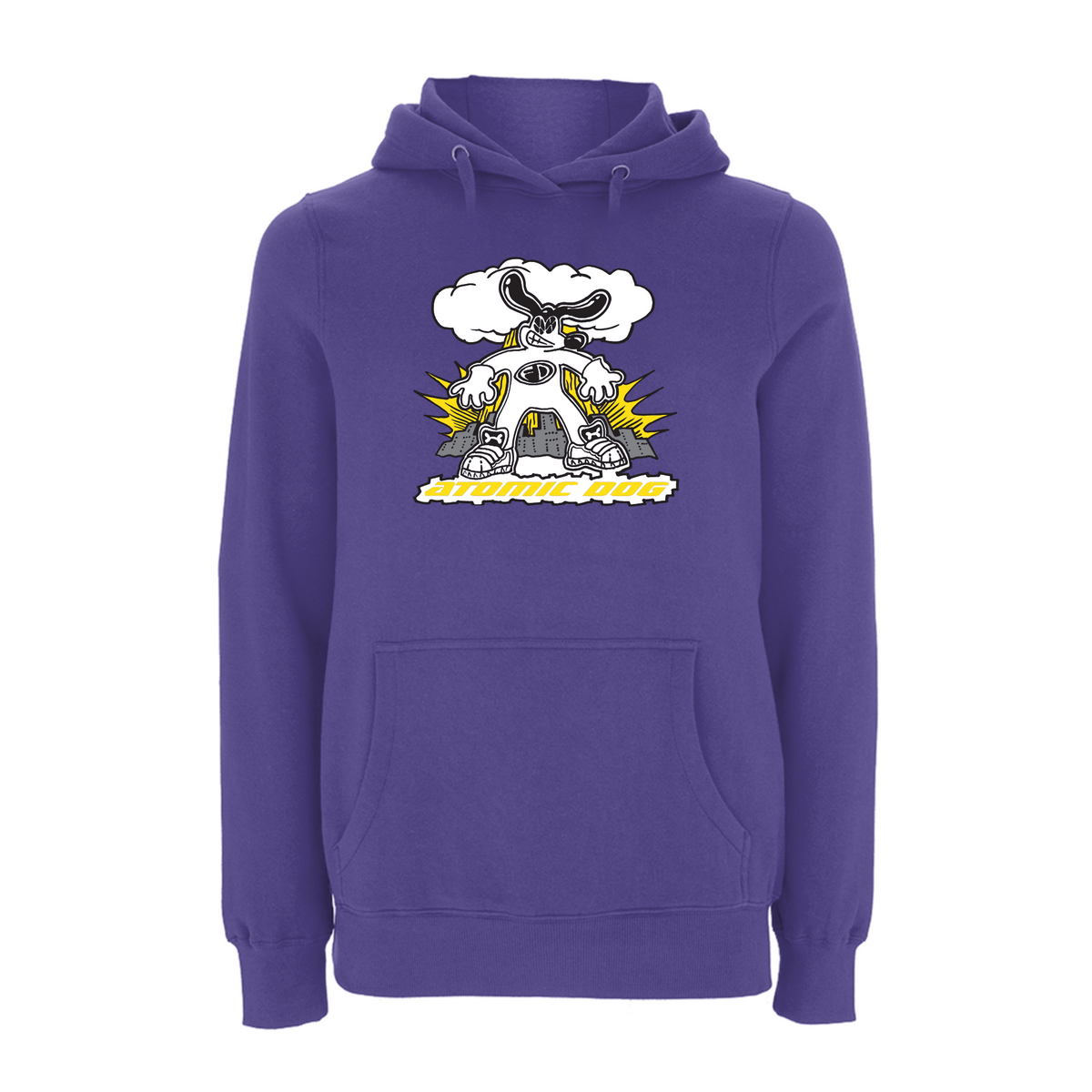 FUNKY DOG  - ATOMIC DOG Hoodie – Rave inspired 90s streetwear, retro fashion from Have a nice day london store 