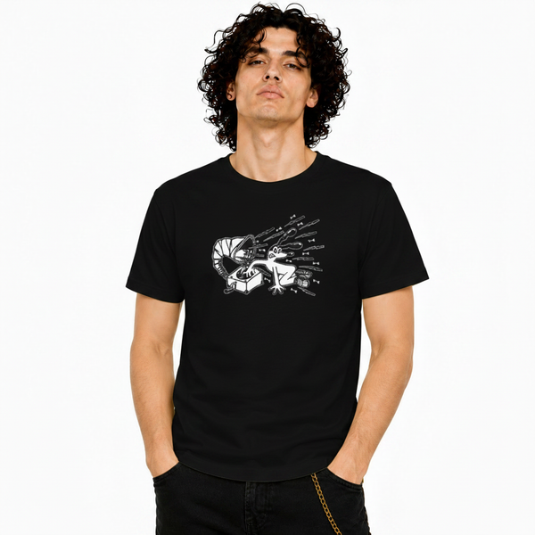 FUNKY DOG  - DOGGIE STYLE - Front and Back Print T-shirt
