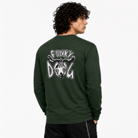 FUNKY DOG - FUNKY DOG LOGO  Front and Back Print Longsleeve T-shirt