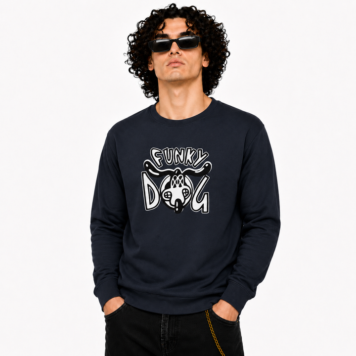 FUNKY DOG  - FUNKY DOG LOGO Sweatshirt