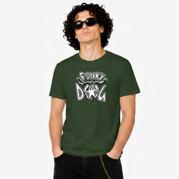 FUNKY DOG  - FUNKY DOG LOGO T-shirt