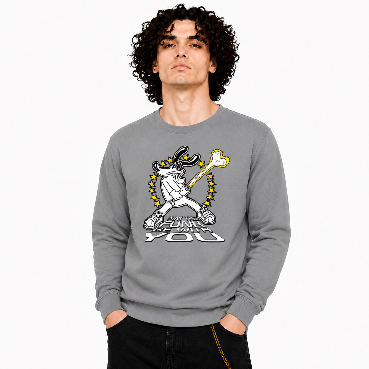 FUNKY DOG  - MAY THE FUNK BE WITH YOU Sweatshirt