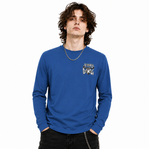 Funky Dog Embroidered Long Sleeve T-Shirt