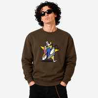 Funky dog Dog Star Front Print Sweatshirt