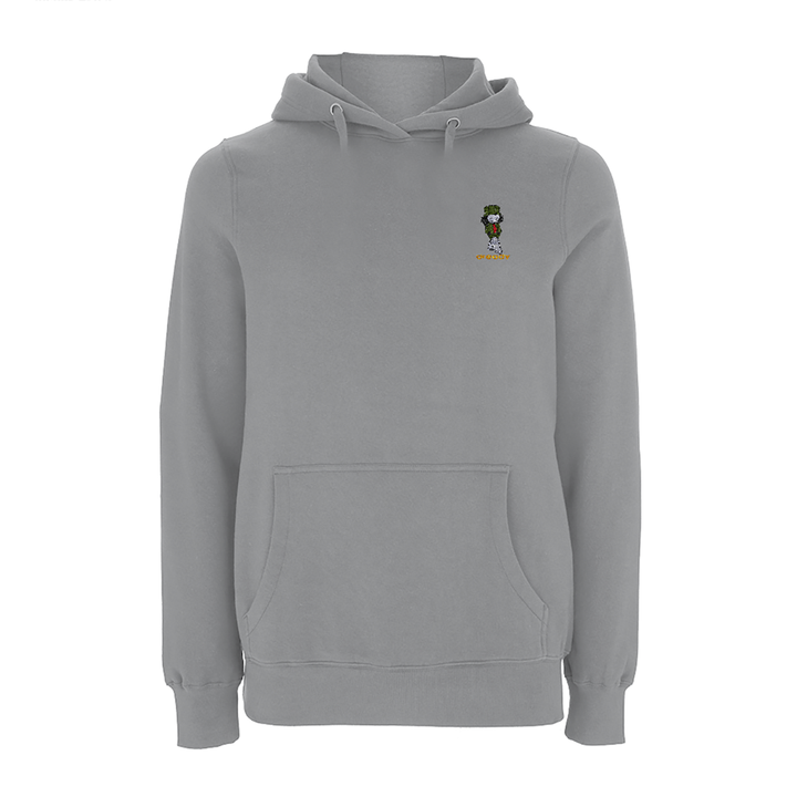 Dready Walking Man Embroidered Hood – Rave inspired 90s streetwear, retro fashion from Have a nice day london store 
