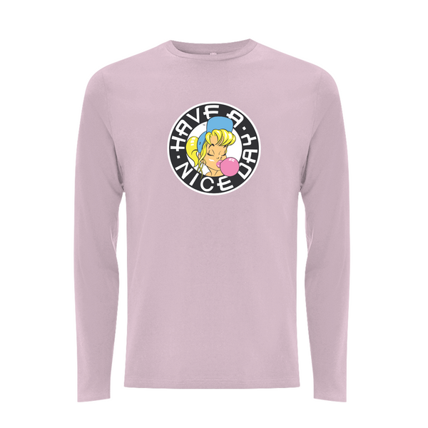 Shurl The Girl - 90's Classic Logo Front Print Longsleeve T shirt – Rave inspired 90s streetwear, retro fashion from Have a nice day london store 