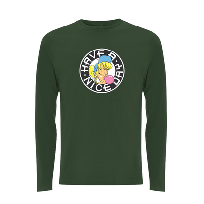 Shurl The Girl  Front Print Long Sleeve
