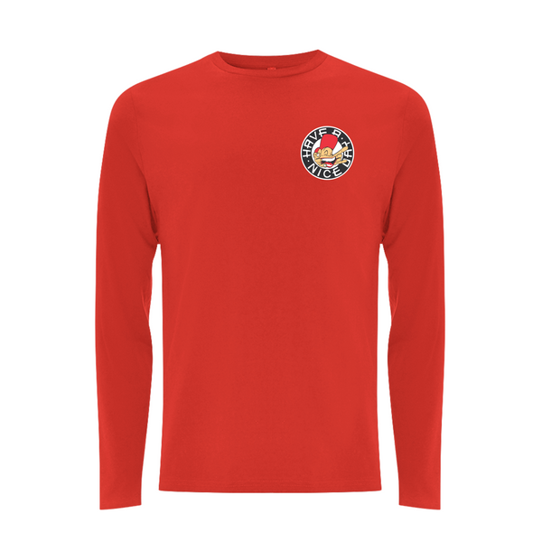 Sam The Man - 90's Classic Logo Left Breast Longsleeve T shirt – Rave inspired 90s streetwear, retro fashion from Have a nice day london store 