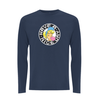 Shurl The Girl - 90's Classic Logo Front Print Longsleeve T shirt – Rave inspired 90s streetwear, retro fashion from Have a nice day london store 
