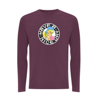 Shurl The Girl - 90's Classic Logo Front Print Longsleeve T shirt – Rave inspired 90s streetwear, retro fashion from Have a nice day london store 