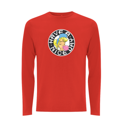 Shurl The Girl  Front Print Long Sleeve