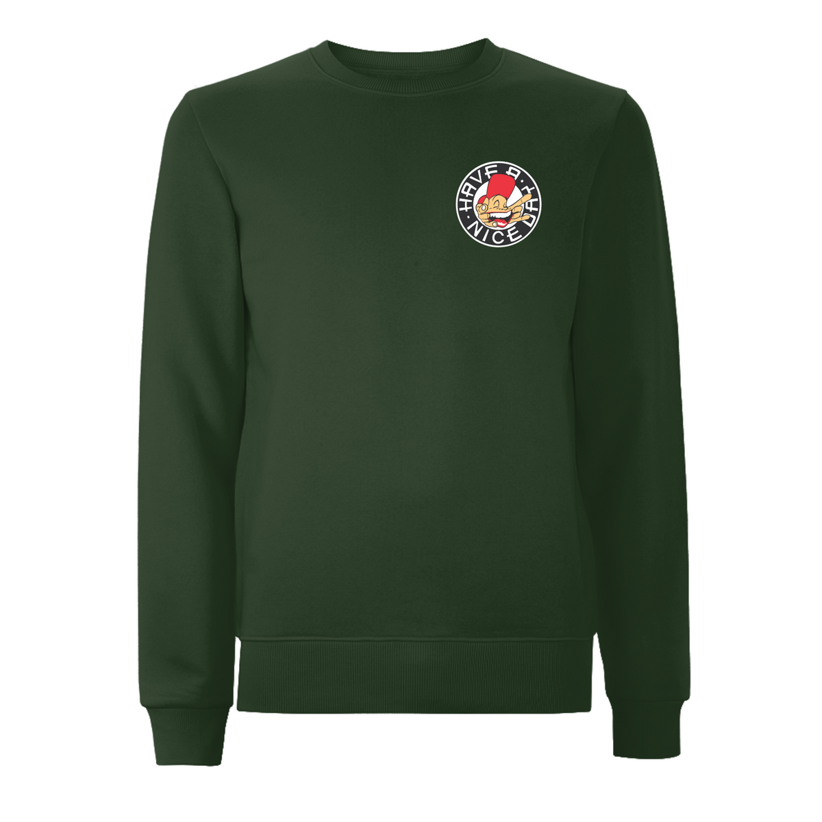 Sam The Man - 90's Classic Logo Left Breast Sweatshirt – Rave inspired 90s streetwear, retro fashion from Have a nice day london store 