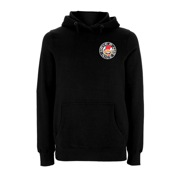 Sam The Man - 90's Classic Logo Left Breast Hoodie – Rave inspired 90s streetwear, retro fashion from Have a nice day london store 