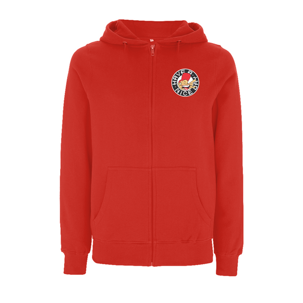 Sam The Man - 90's Classic Logo Left Breast Zip Hood – Rave inspired 90s streetwear, retro fashion from Have a nice day london store 