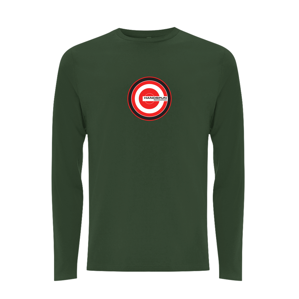 HANDSPUN RECORDS - TARGET Longsleeve – Rave inspired 90s streetwear, retro fashion from Have a nice day london store 
