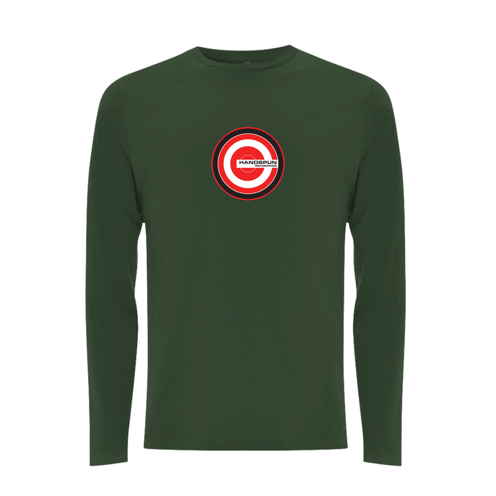 HANDSPUN RECORDS - TARGET Longsleeve – Rave inspired 90s streetwear, retro fashion from Have a nice day london store 