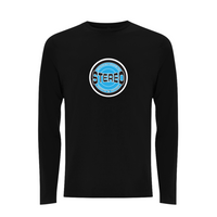 HANDSPUN RECORDS - STEREO SKY BLUE Longsleeve – Rave inspired 90s streetwear, retro fashion from Have a nice day london store 