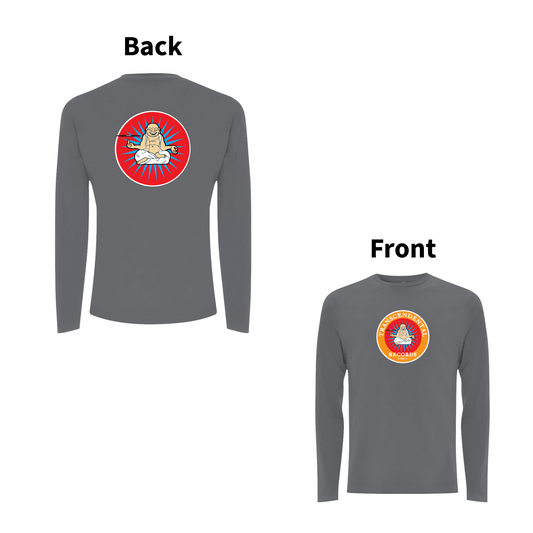 HANDSPUN RECORDS - TRANSCENDENTAL Front and Back Print Longsleeve T-shirt
