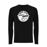 HANDSPUN RECORDS - Classic Front Print Logo Longsleeve T-shirt – Rave inspired 90s streetwear, retro fashion from Have a nice day london store 
