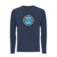 HANDSPUN RECORDS - STEREO SKY BLUE Longsleeve – Rave inspired 90s streetwear, retro fashion from Have a nice day london store 