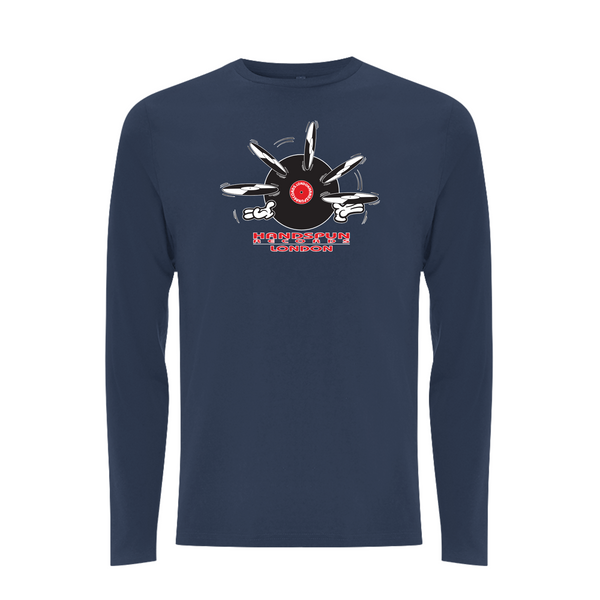 HANDSPUN RECORDS - JUGGLERY Longsleeve T-shirt – Rave inspired 90s streetwear, retro fashion from Have a nice day london store 