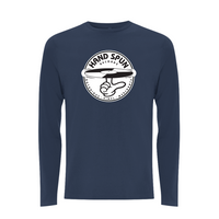 HANDSPUN RECORDS - Classic Front Print Logo Longsleeve T-shirt – Rave inspired 90s streetwear, retro fashion from Have a nice day london store 