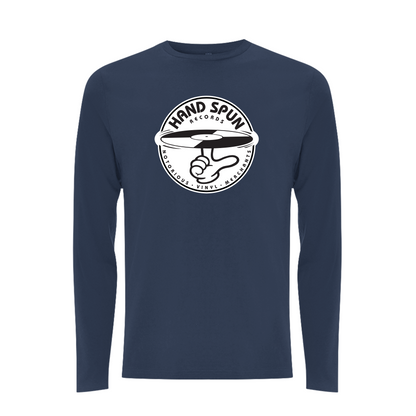 HANDSPUN RECORDS - Classic Front Print Logo Longsleeve T-shirt