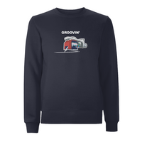 HANDSPUN RECORDS - GROOVIN Sweatshirt – Rave inspired 90s streetwear, retro fashion from Have a nice day london store 