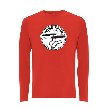 HANDSPUN RECORDS - Classic Front Print Logo Longsleeve T-shirt