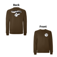 HANDSPUN  RECORDS  - 90's CLASSIC LOGO Front and Back Print Sweatshirt - A Have A Nice Day Brand. – Rave inspired 90s streetwear, retro fashion from Have a nice day london store 