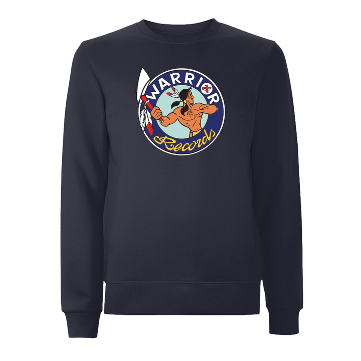HANDSPUN RECORDS - WARRIOR Sweatshirt – Rave inspired 90s streetwear, retro fashion from Have a nice day london store 