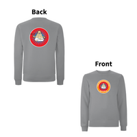 HANDSPUN RECORDS -  90's TRANSCENDENTAL Logo Front and Back Print Sweatshirt – Rave inspired 90s streetwear, retro fashion from Have a nice day london store 