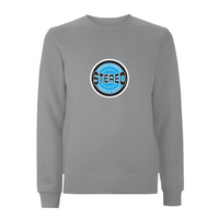 HANDSPUN RECORDS - STEREO SKY BLUE Sweatshirt – Rave inspired 90s streetwear, retro fashion from Have a nice day london store 