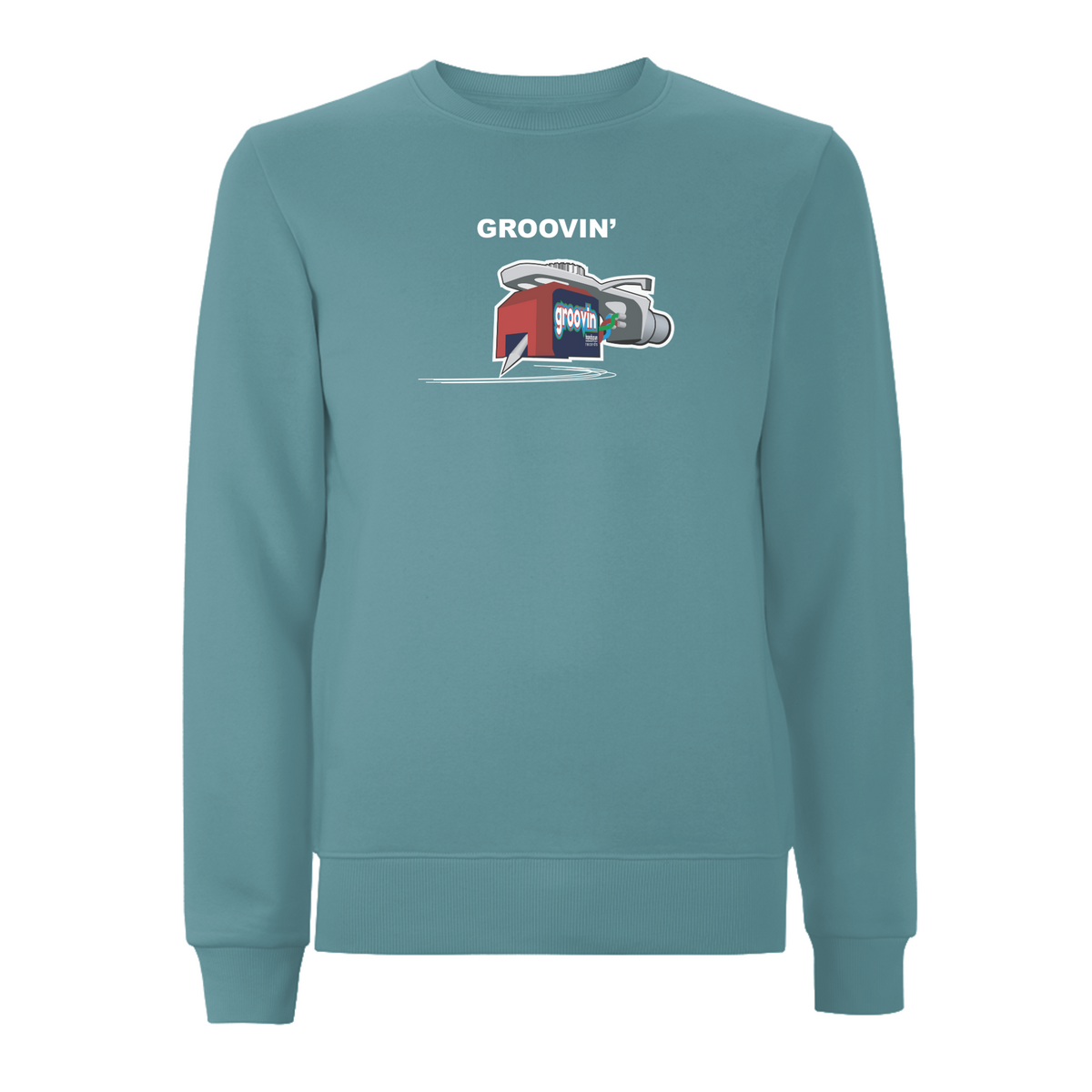 HANDSPUN RECORDS - GROOVIN Sweatshirt – Rave inspired 90s streetwear, retro fashion from Have a nice day london store 