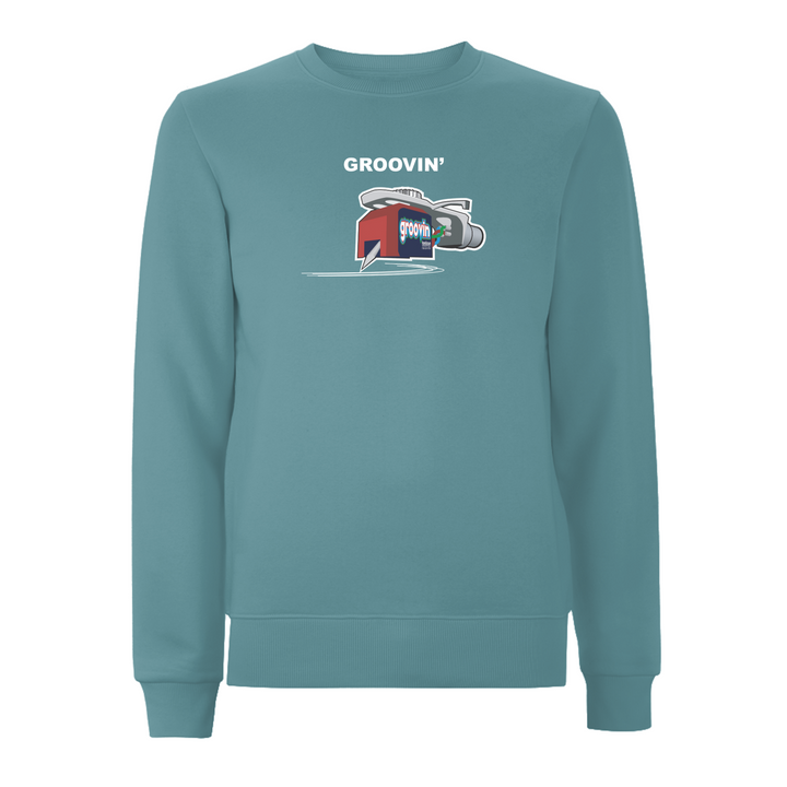 HANDSPUN RECORDS - GROOVIN Sweatshirt – Rave inspired 90s streetwear, retro fashion from Have a nice day london store 