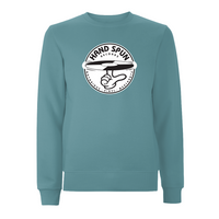 HANDSPUN RECORDS - Classic Front Print Logo Sweatshirt – Rave inspired 90s streetwear, retro fashion from Have a nice day london store 