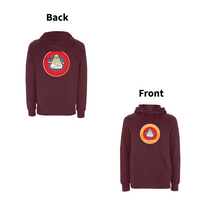 HANDSPUN RECORDS - 90's  TRANSCENDENTAL Logo Front and Back Print Hoodie – Rave inspired 90s streetwear, retro fashion from Have a nice day london store 
