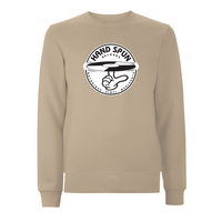 HANDSPUN RECORDS - Classic Front Print Logo Sweatshirt – Rave inspired 90s streetwear, retro fashion from Have a nice day london store 