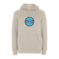 HANDSPUN RECORDS - STEREO SKY BLUE Hoodie – Rave inspired 90s streetwear, retro fashion from Have a nice day london store 
