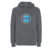 HANDSPUN RECORDS - STEREO SKY BLUE Hoodie – Rave inspired 90s streetwear, retro fashion from Have a nice day london store 
