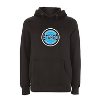 HANDSPUN RECORDS - STEREO SKY BLUE Hoodie – Rave inspired 90s streetwear, retro fashion from Have a nice day london store 