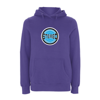 HANDSPUN RECORDS - STEREO SKY BLUE Hoodie – Rave inspired 90s streetwear, retro fashion from Have a nice day london store 