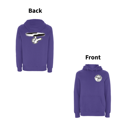 HANDSPUN  RECORDS  -  CLASSIC LOGO Front and Back Print Hoodie- A Have A Nice Day Brand.