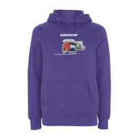HANDSPUN RECORDS - GROOVIN Hoodie – Rave inspired 90s streetwear, retro fashion from Have a nice day london store 