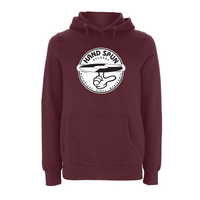 HANDSPUN RECORDS - Classic Front Print Logo Hoodie – Rave inspired 90s streetwear, retro fashion from Have a nice day london store 
