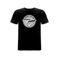 HANDSPUN RECORDS - Classic Front Print GREY Logo T-shirt – Rave inspired 90s streetwear, retro fashion from Have a nice day london store 
