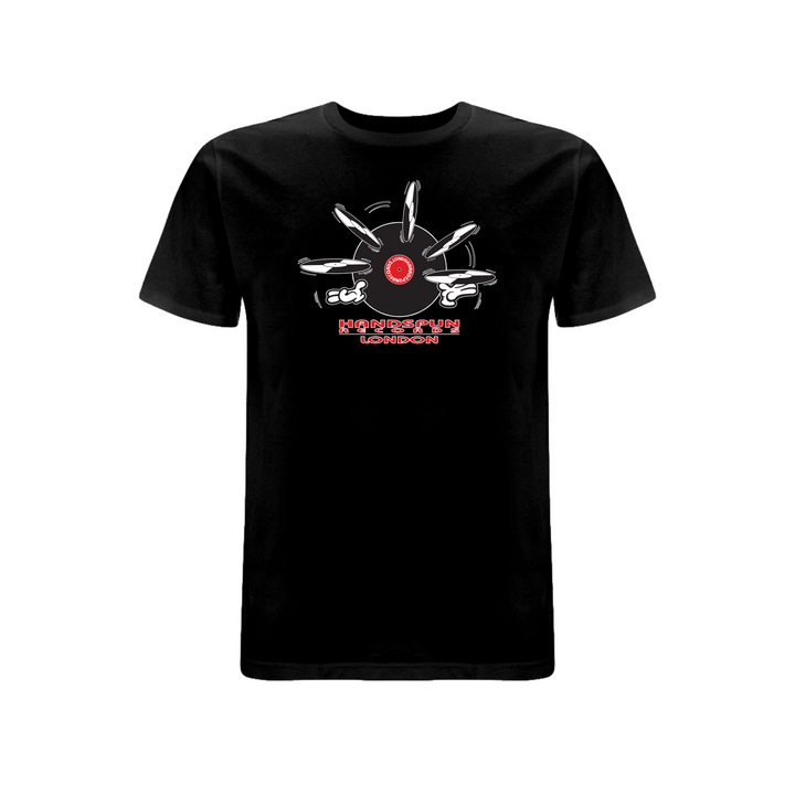 HANDSPUN RECORDS - JUGGLERY T-shirt – Rave inspired 90s streetwear, retro fashion from Have a nice day london store 