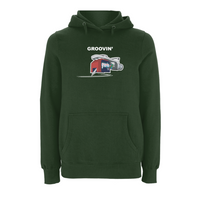 HANDSPUN RECORDS - GROOVIN Hoodie – Rave inspired 90s streetwear, retro fashion from Have a nice day london store 