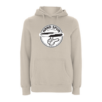 HANDSPUN RECORDS - Classic Front Print Logo Hoodie – Rave inspired 90s streetwear, retro fashion from Have a nice day london store 